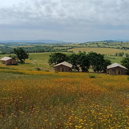 Glamping Podere Angiotto Lavanda Campo de lujo